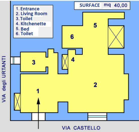 קאפרי Villa Castello Apartments מראה חיצוני תמונה